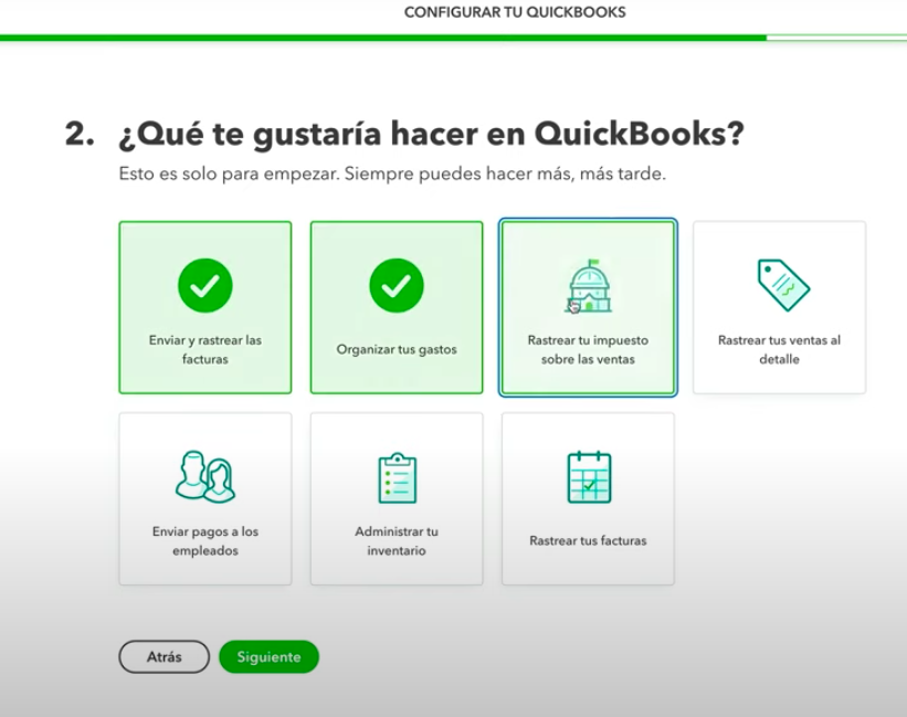Configurar tu Quickbooks Online
