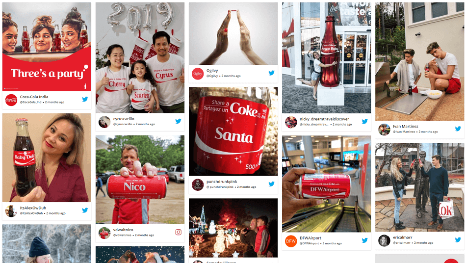 Twitter de Coca Cola