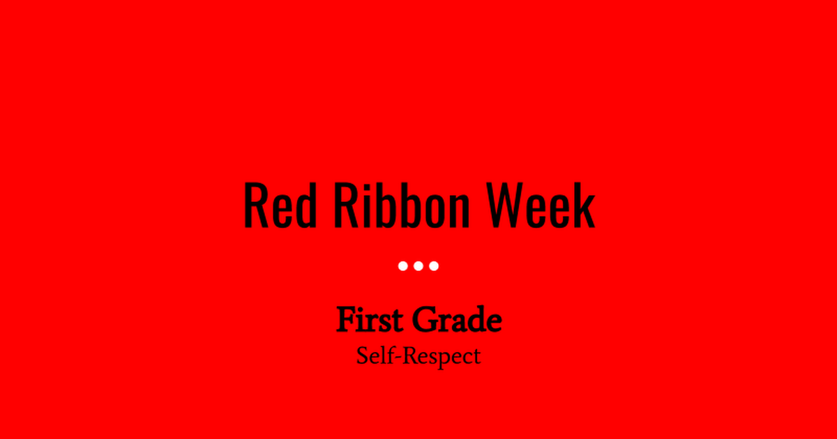 Red Ribbon - Self Respect