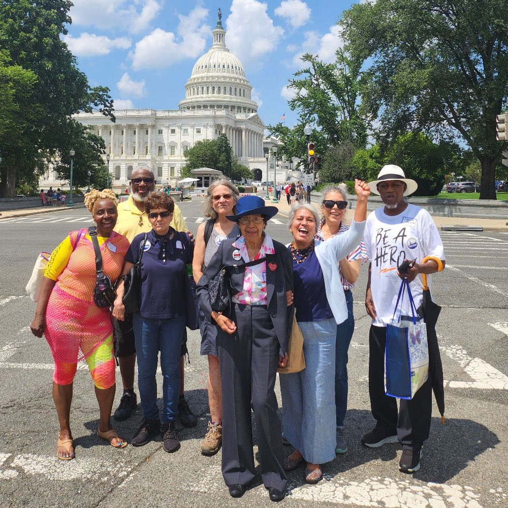 Seniors gather, ready to deliver their message at the Capitol