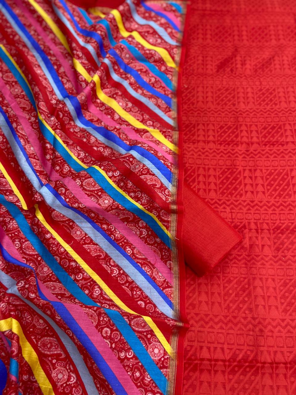 Banarasi Pure Cotton Patola Suits