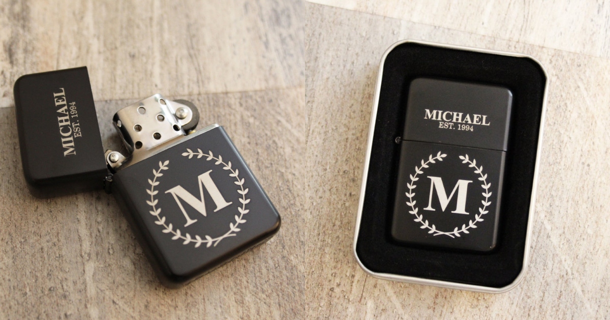 personalized lighter gift