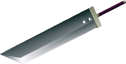 The buster sword from final fantasy 7