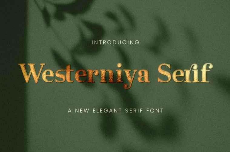 Westerniya Serif Font