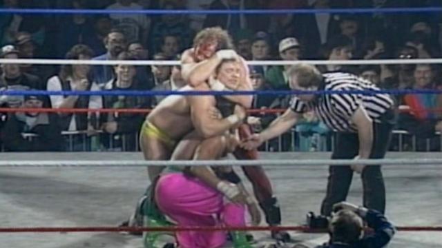 Terry Funk unloads on Shane Douglas at ECW The Night the Line was Crossed  1994 | WWE
