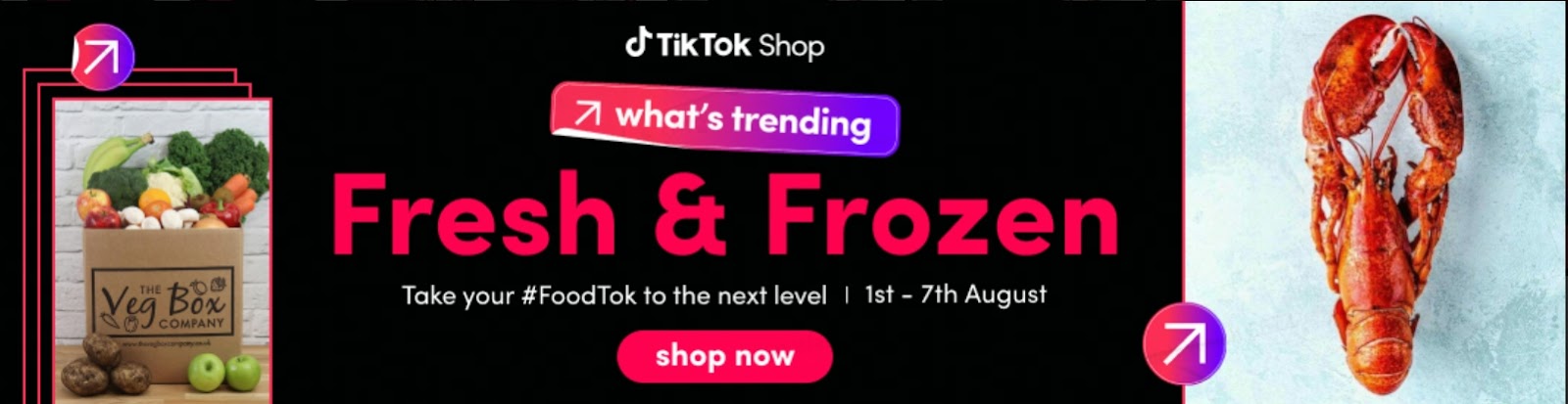 Tiktok thông báo cho phép bán thực phẩm tươi sống trên Tiktok Shop