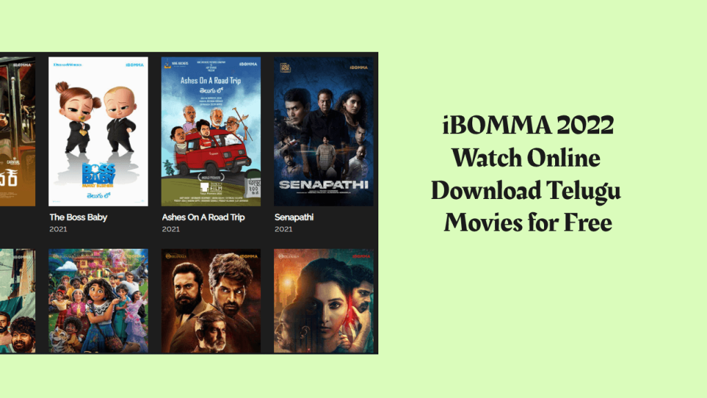 iBOMMA 2022 – Watch Online & Download Telugu Movies for Free