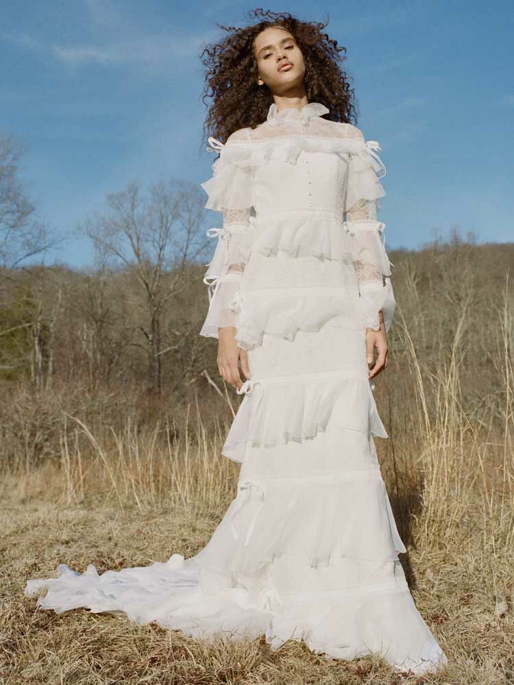 vestido de noiva decote simulado