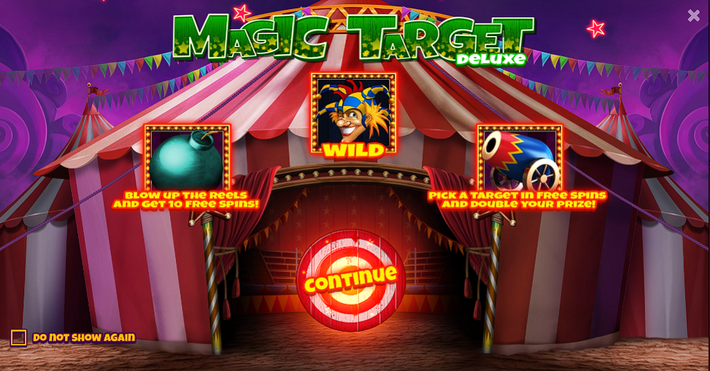 Jackpot a maximální výhra Magic Target Deluxe
