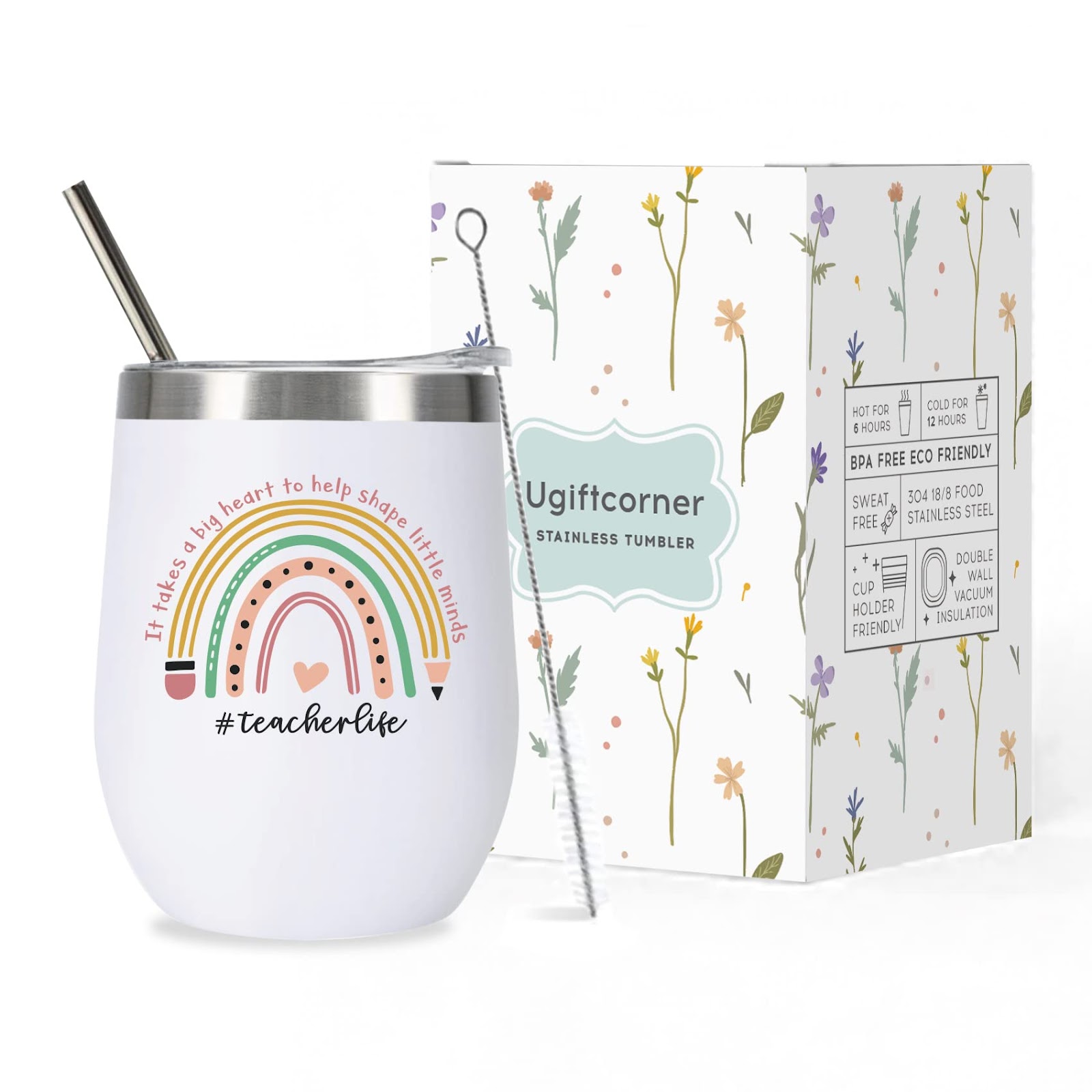 Ugiftcorner Teacher Wine Tumbler