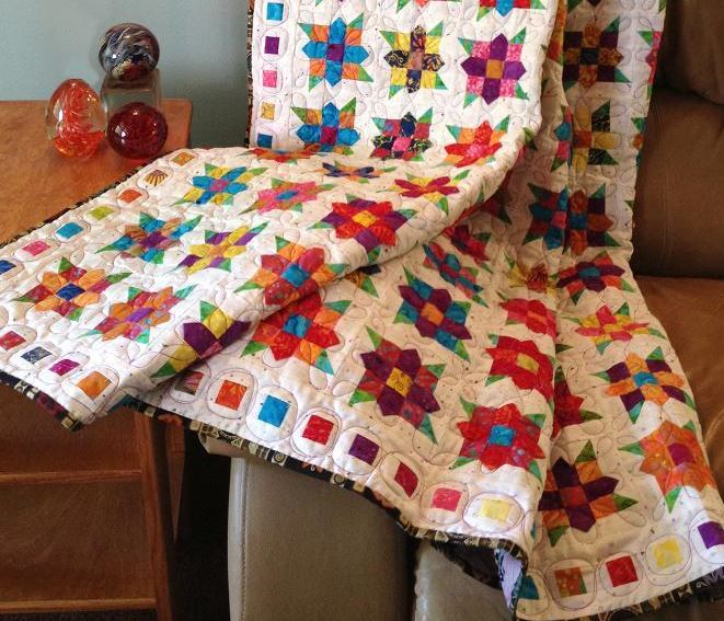 Flowers Square Quilt