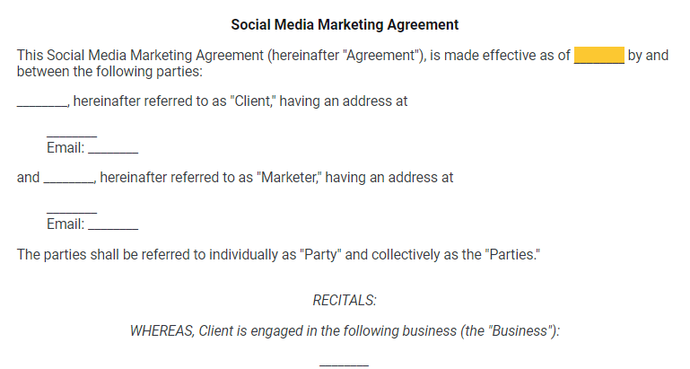 9 Steps to Creating a Social Media Management Contract That Will Impress  Your Clients