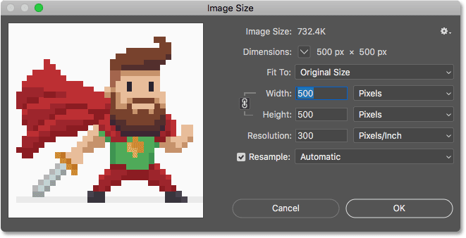 How to Resize Pixel Art in Photoshop