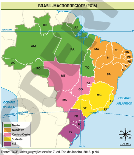 Divisão Regional Brasileira - Aula de Geografia