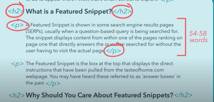 Definition Snippets or Paragraph Snippets through Coding - Lia infraservices - Best SEO Company in Chennai