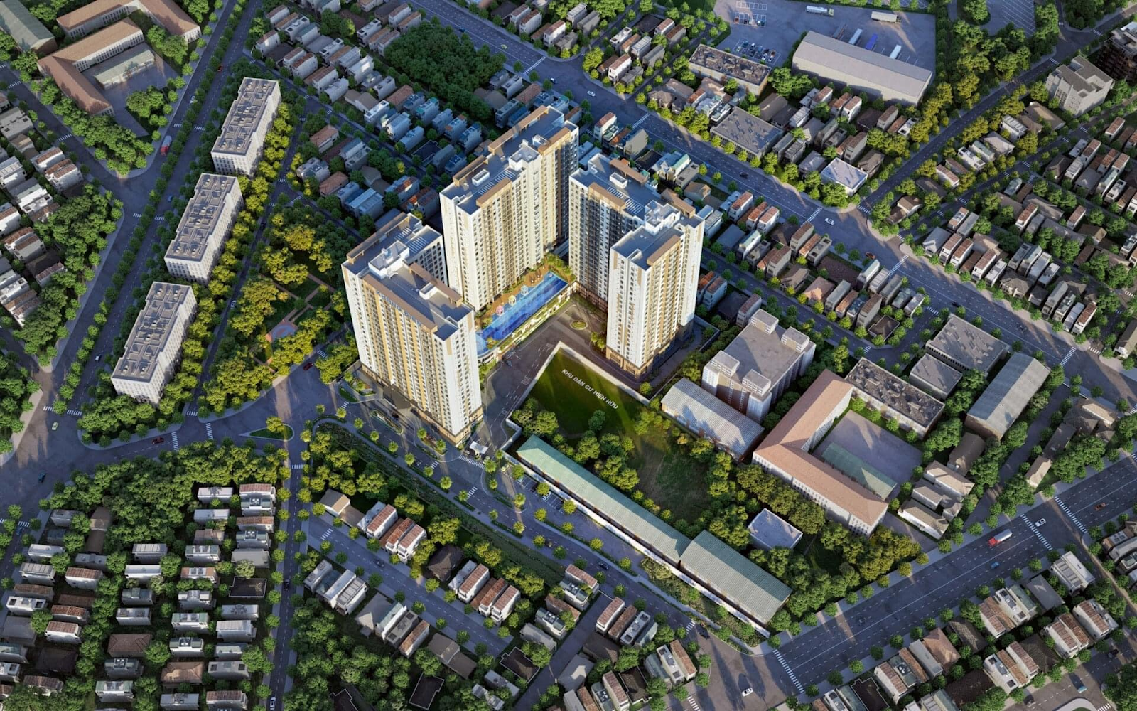 gcLSAVrgHGs8pbeZWmKvuL2TuuSyvJovA74BRgyK - The Privia Khang Điền - Khuôn viên cây xanh trong lòng thành phố