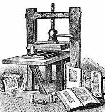 Resultado de imagen para imprenta de gutenberg