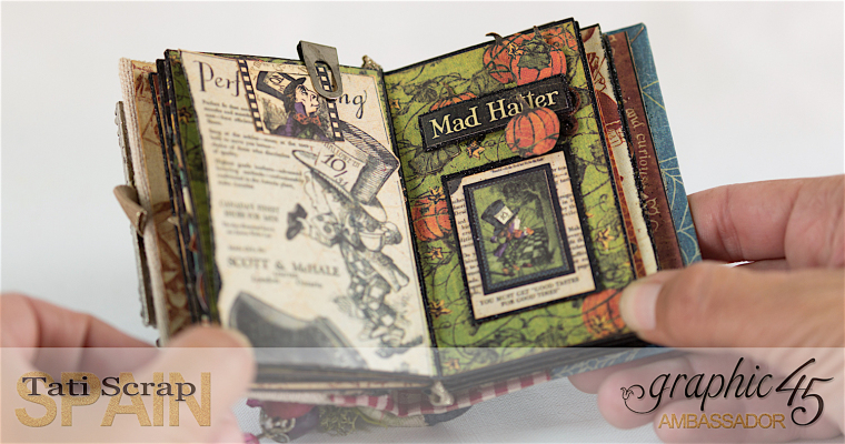 Tati, Hallowe'en in Wonderland - Deluxe Collector's Edition, Pop-Up Book, Product by Graphic 45, Photo 20