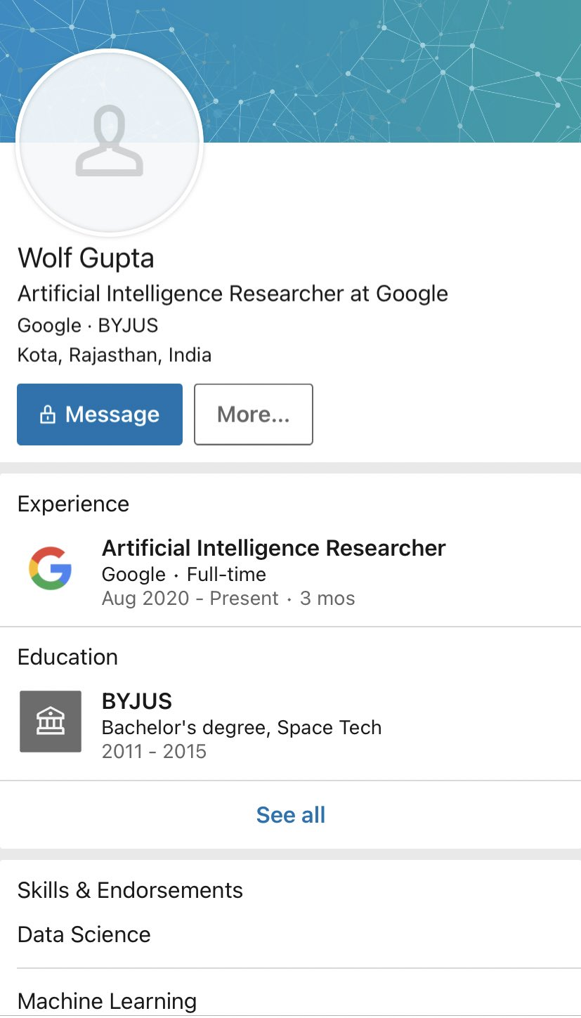 WhiteHatJr. Says Wolf Gupta Ad With 20 Crore Job Package at Google Was Fake to High Court Delhi, India 4