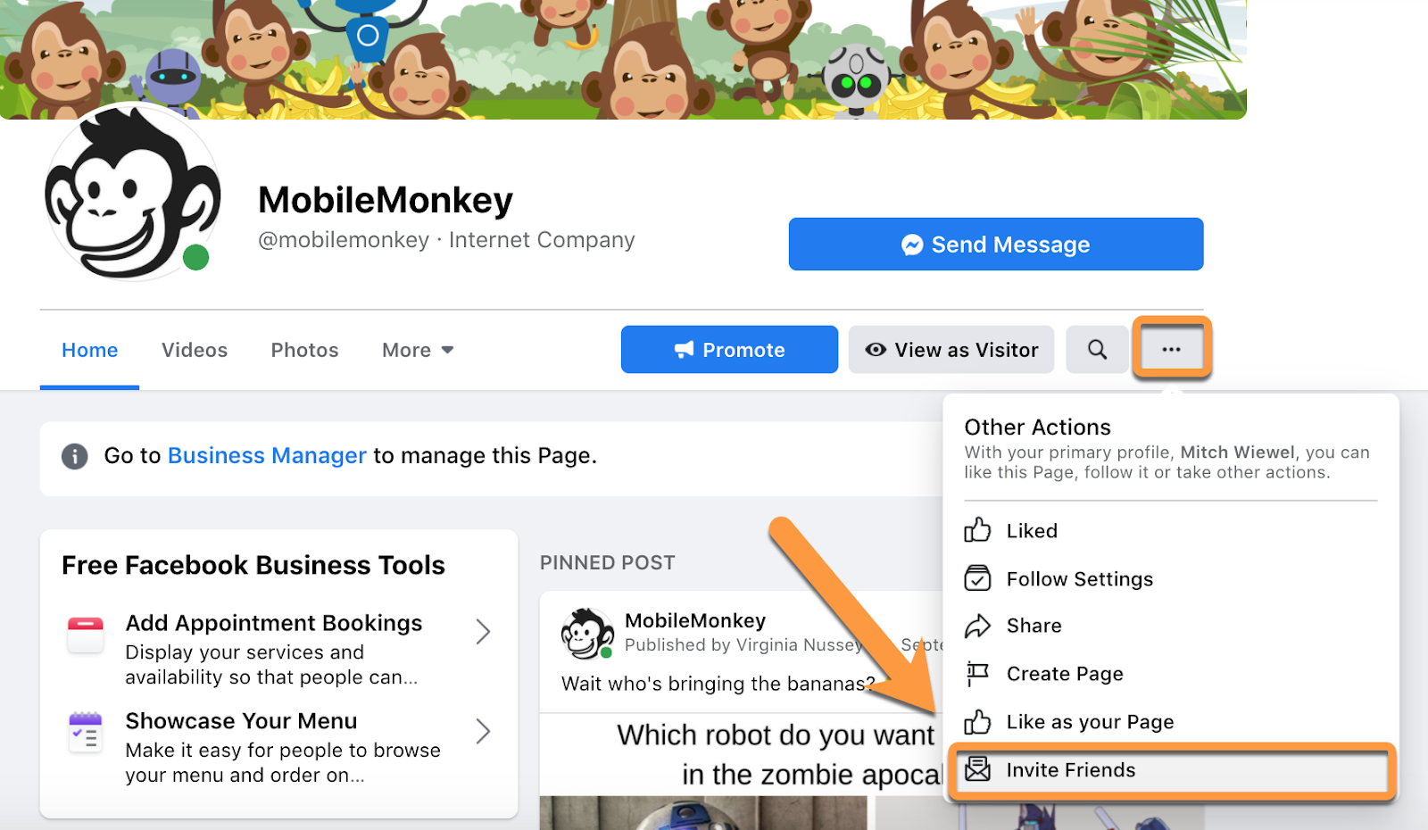 Building a Facebook business page