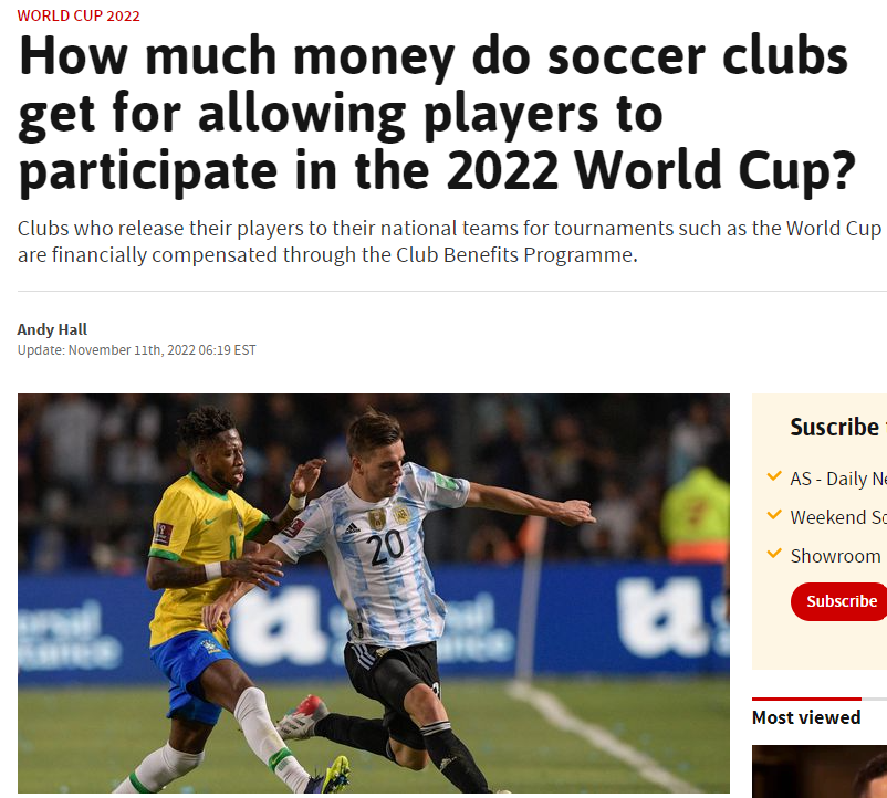 How Much Money World Cup Players Make
