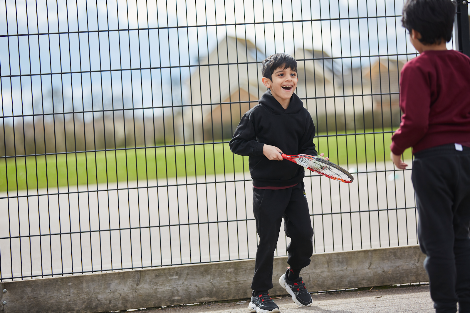 Using rackets adds a difficulty element but are lots of fun.