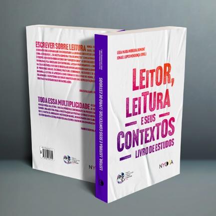 Capa do livro "Leitor, leitura e seus contextos", em formato impresso,
