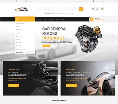 Auto Parts & Car Accessories Shopify Theme in 2023