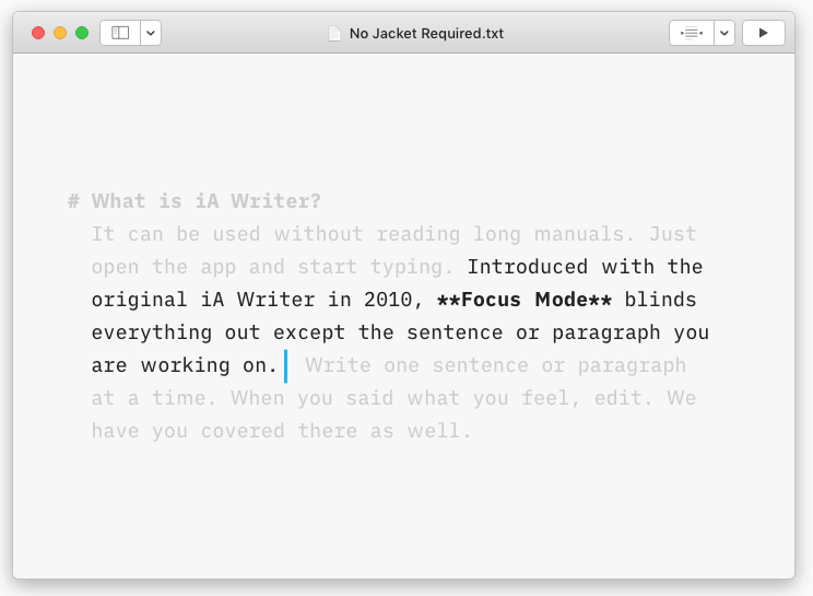 Ia Writer - Best Writing Apps