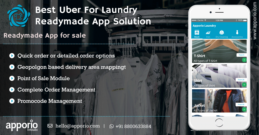 Buy Top Uber for laundry App Development with best android app Developers from INDIA