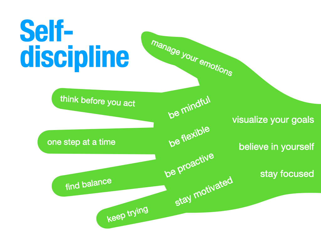  Make self-discipline one of your skills