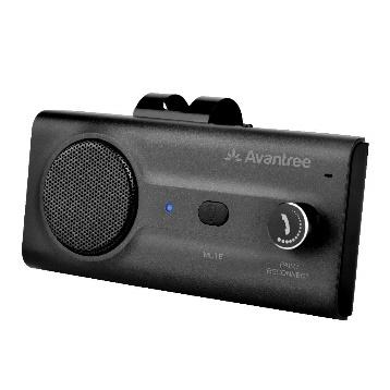 Avantree New CK11 Hands Free Bluetooth for Cell Phone Car Kit, Loud  Speakerphone, Siri Google Assistant Support, Motion AUTO ON, Volume Knob,  Wireless in Car Handsfree Speaker with Visor Clip - Black: