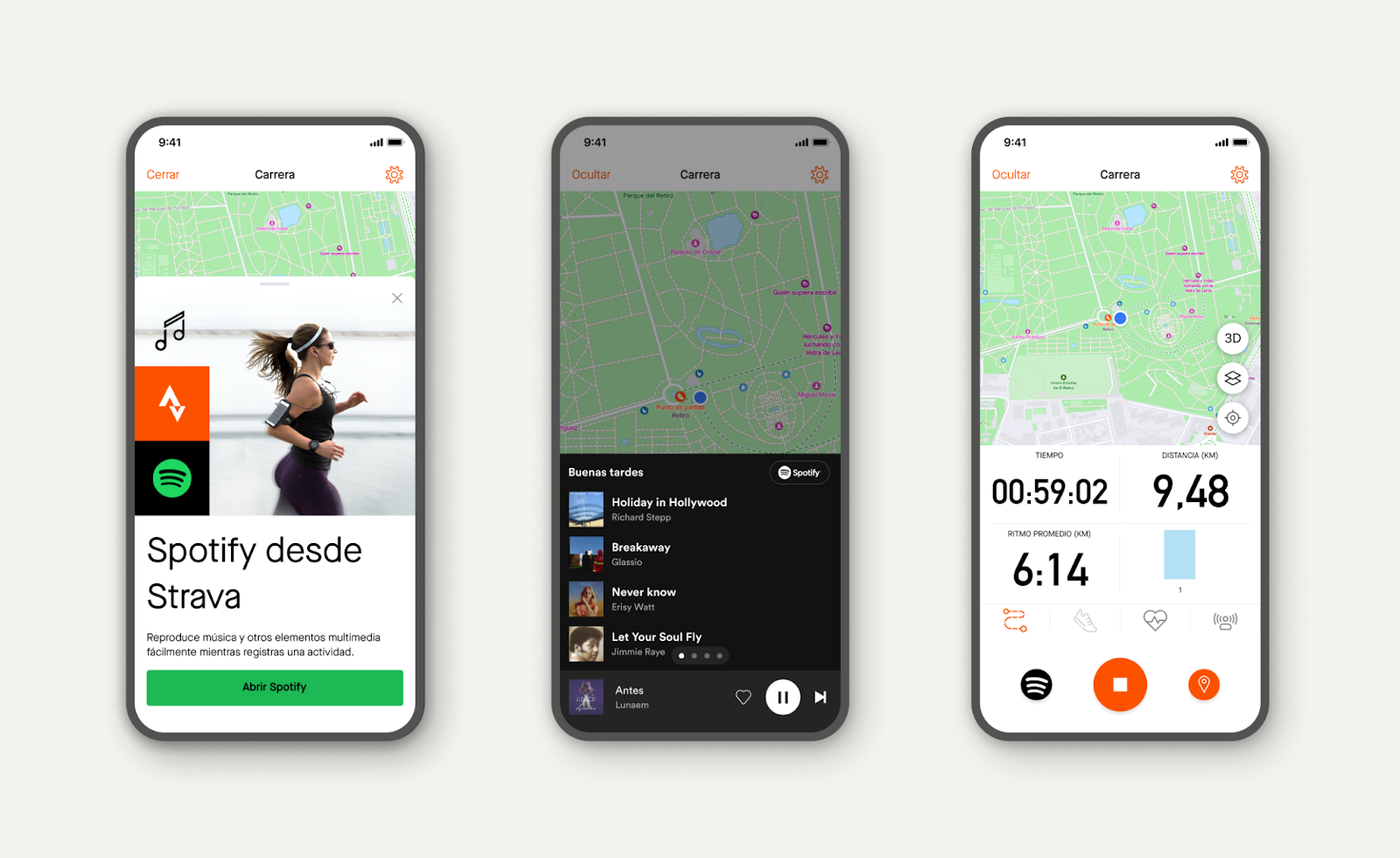 Strava anuncia su primera integración como app y lo hace con Spotify