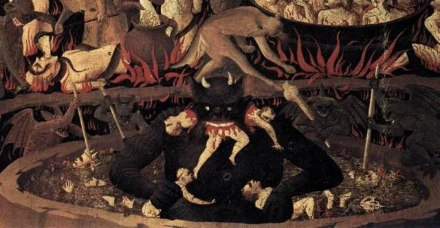 Fra Angelico.  Son Yargı sunağının parçası.  1431