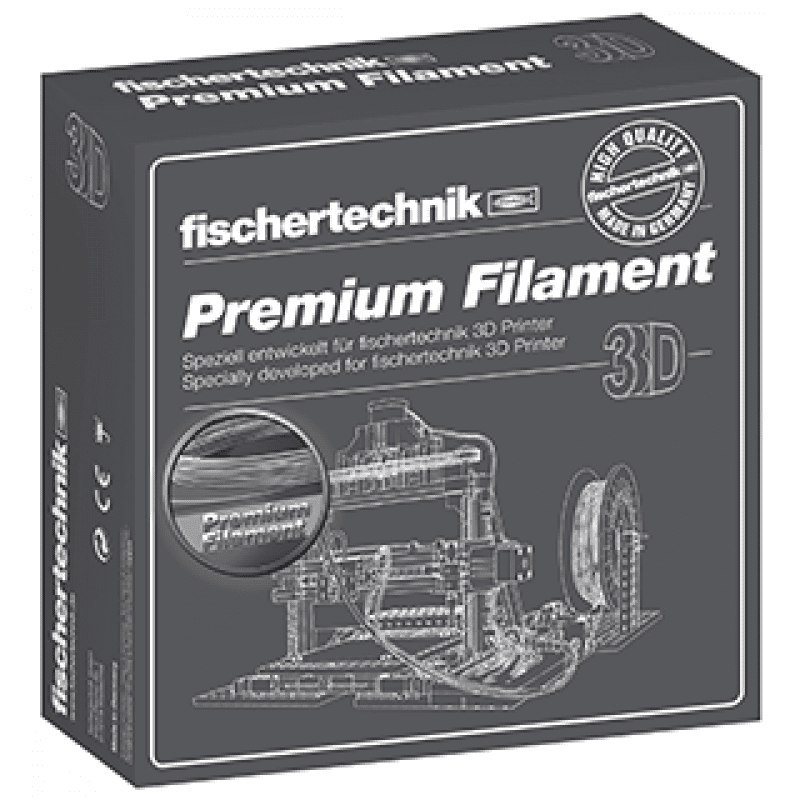 Коробка с серебряной нитью для 3D-принтера Fischertechnik