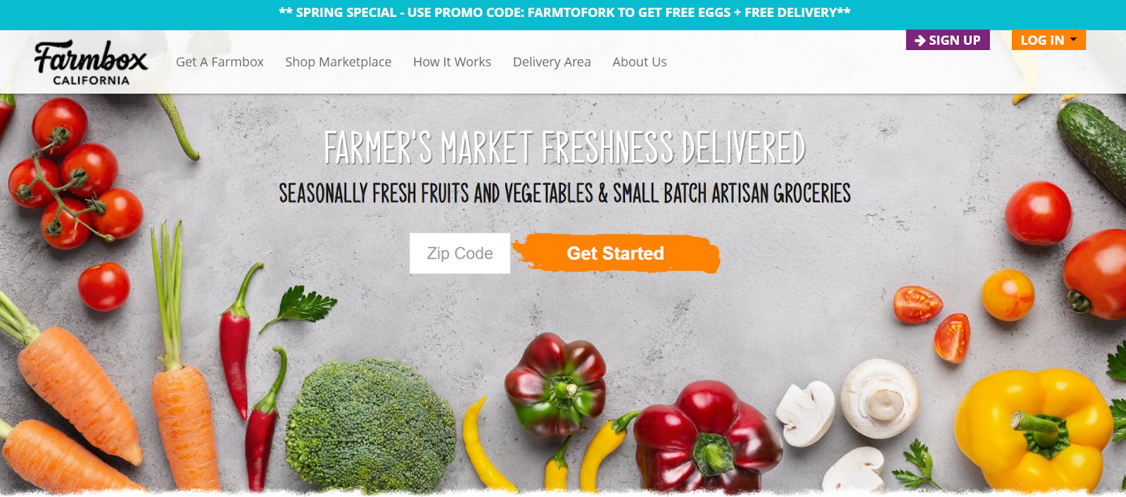Farmbox website