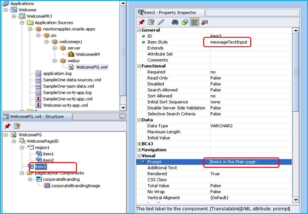 Item Creation in Oracle Apps OAF