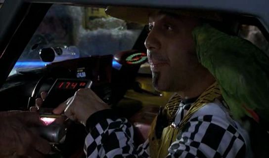 A thumbnail image from Back to the Future Part II, in which the character Biff pays for a cab ride using his fingerprint