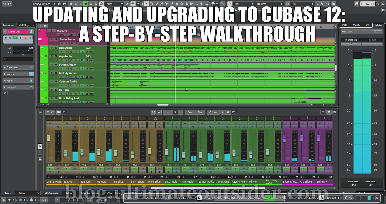 fossiel vleet Systematisch Ultimate Outsider: Updating or Upgrading to Cubase 12: A Step-by-step  Walkthrough