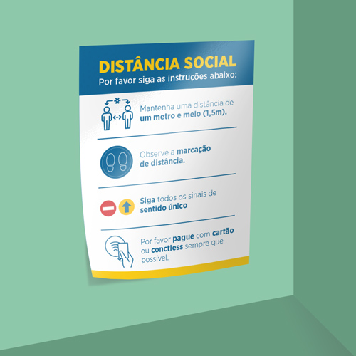 Adesivo Distância Social Instruções - GIV Online