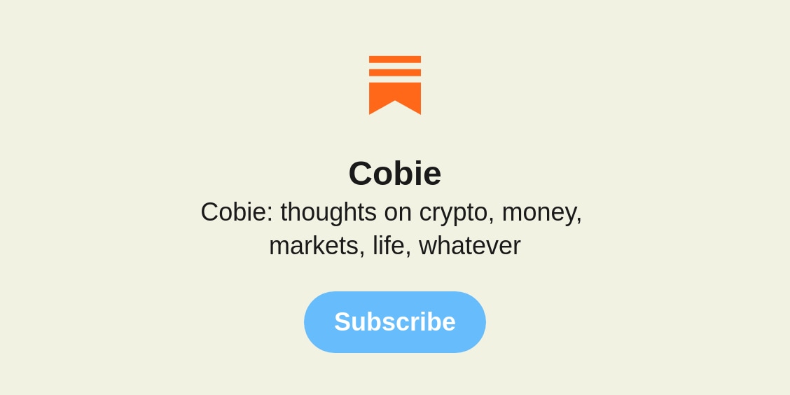 Cobie’s Substack, popular crypto influencers on Medium and Substack