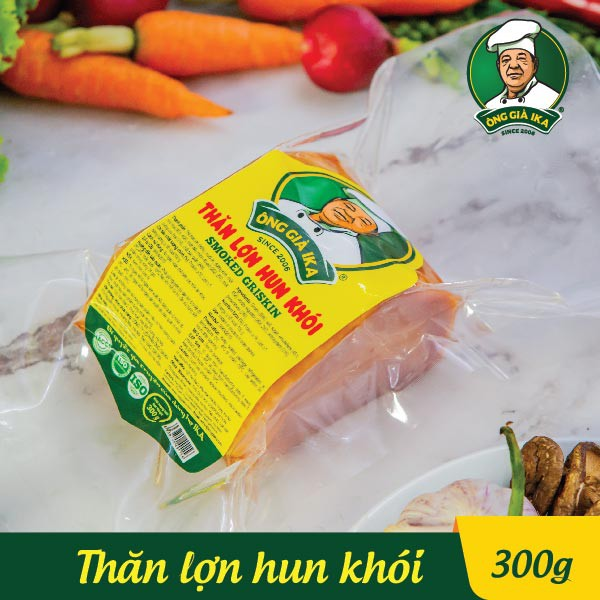 Làm salad thịt xông khói - Chọn mua thăn lợn hun khói IKA