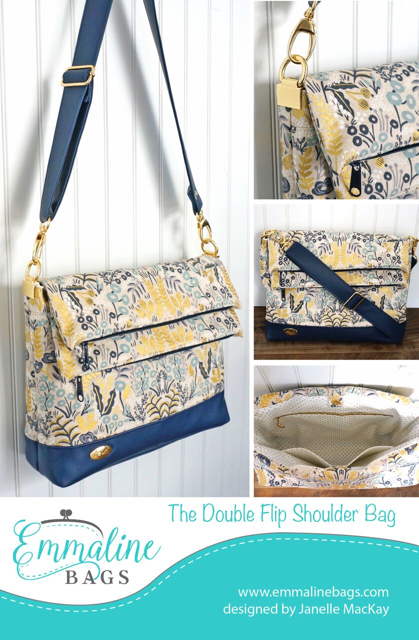 Emmaline Bags: Sewing Patterns and Purse Supplies: How to Add a Wrist Strap  or a Removable Shoulder Strap to your Necessary Clutch Wallet - A Tutorial