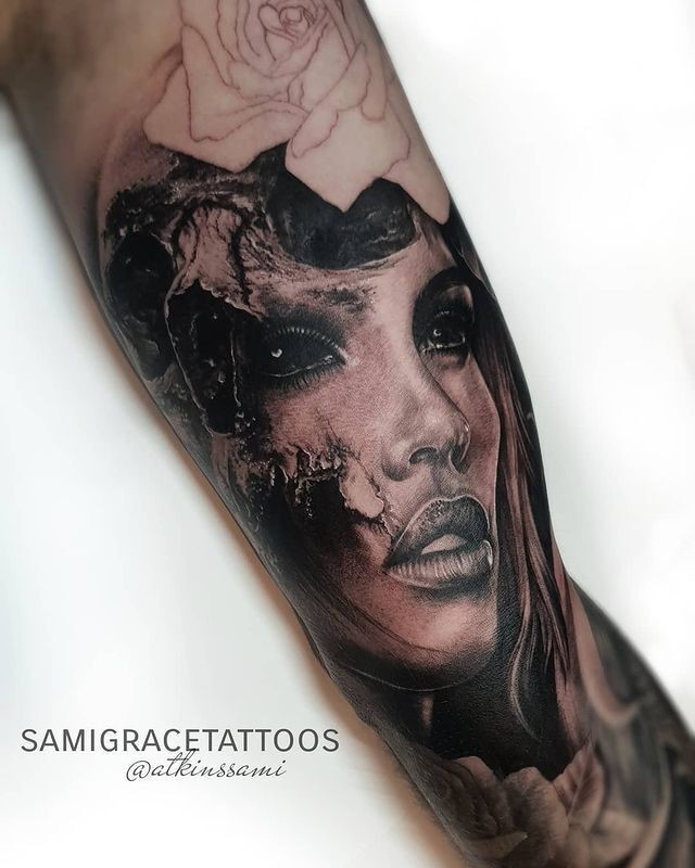  Portrait Sleeve Tattoo