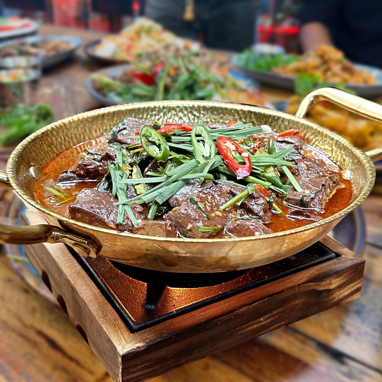 Lòng tiết xào cay