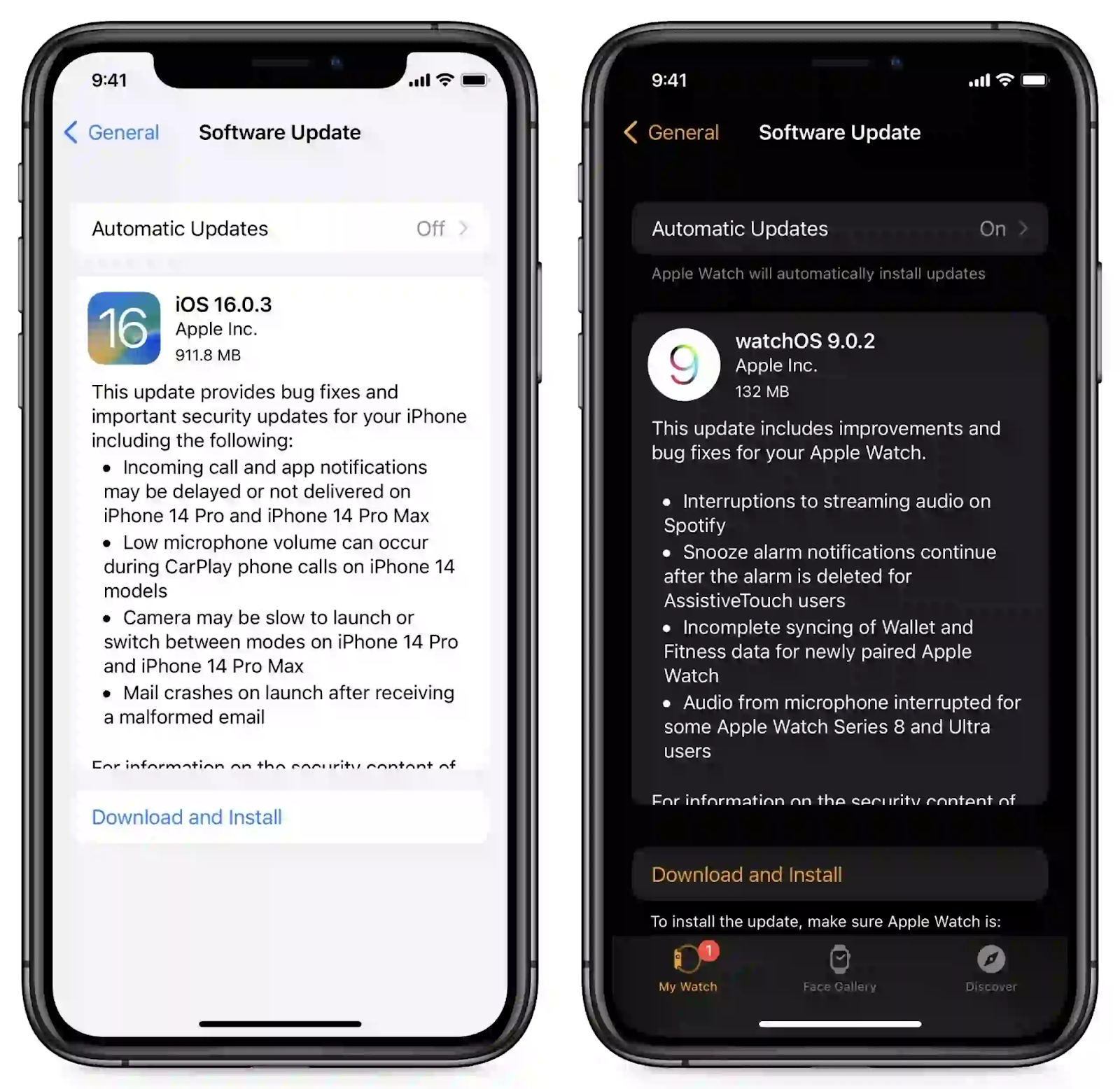 Solution: Update iOS and WatchOS