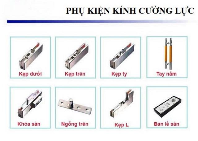 Báo Giá Phụ Kiện Cửa Vách Kính Cường Lực Mới Nhất 2022