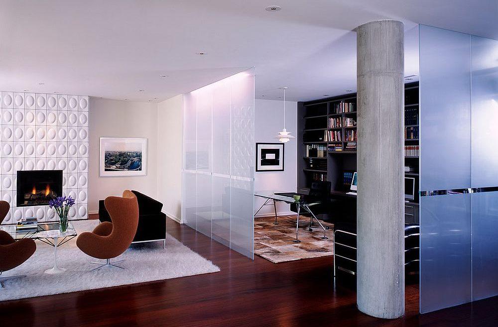 Small Living Room Dividers with Glass