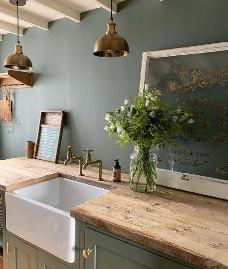 8 Gorgeous Examples of how to Use Green Smoke by Farrow and Ball