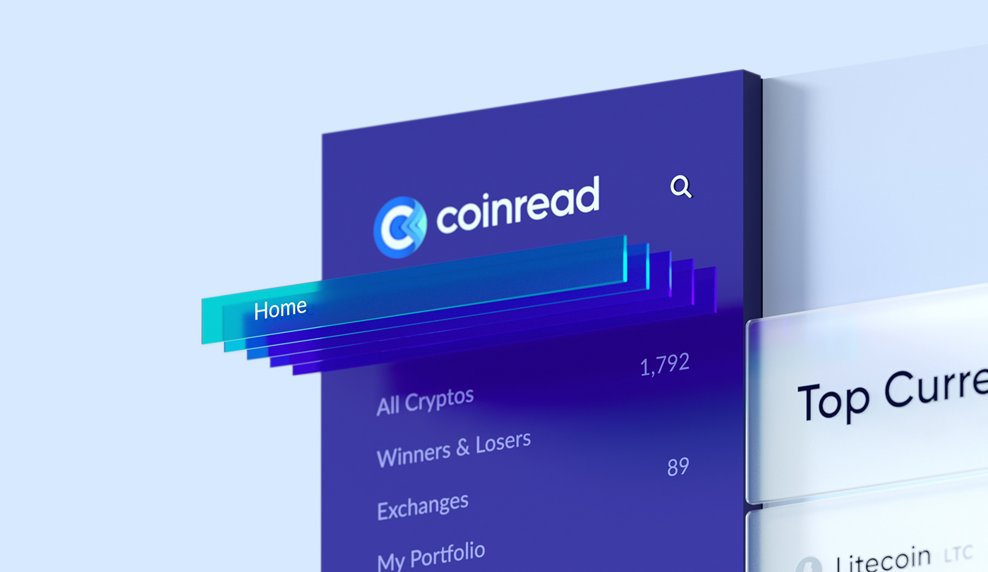 ccoinread logo brand identity and interaction design